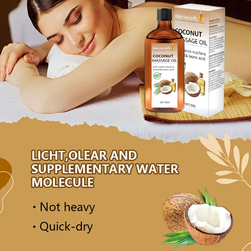 Huile de massage à la noix de coco - 100 ml