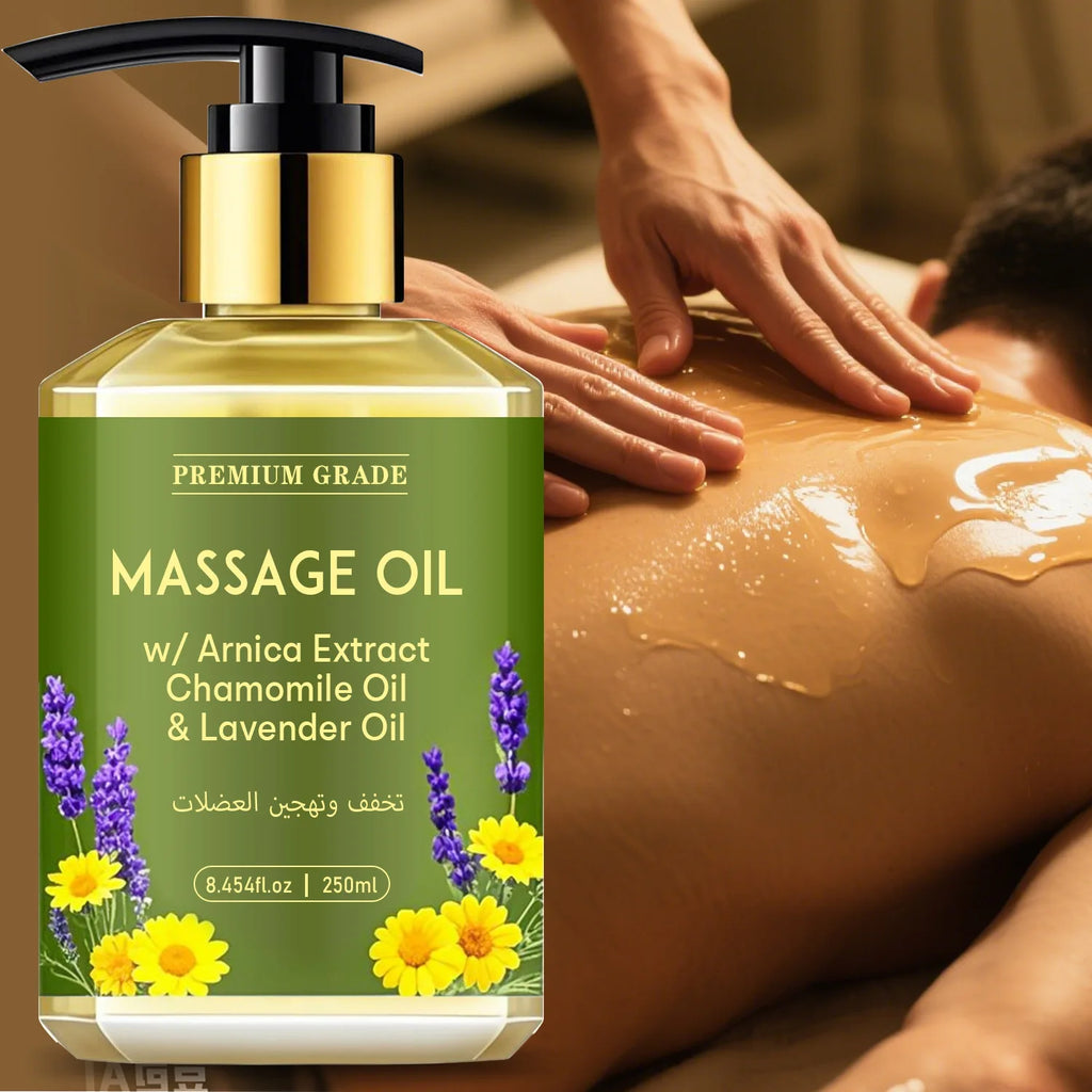 Huile de massage à la lavande et au tournesol - 250 ml