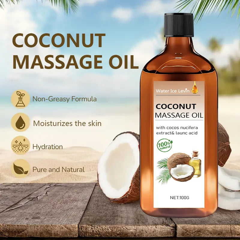 Huile de massage à la noix de coco - 100 ml
